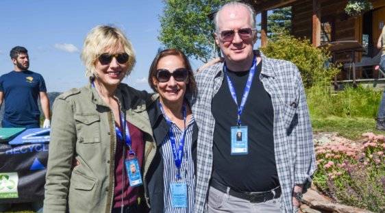 Greta Gerwig, Laurie Metcalf and Tracy Letts